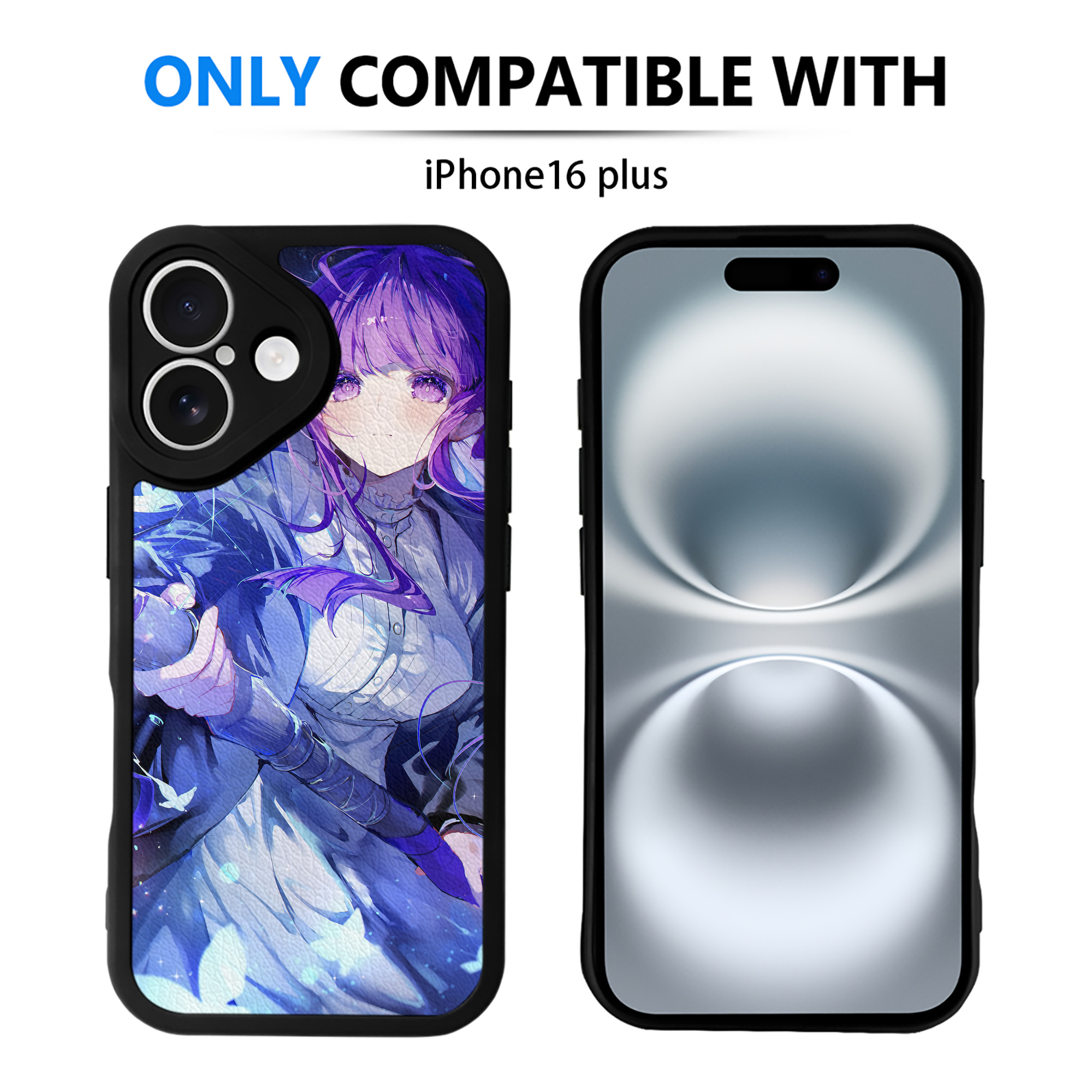 （画像用） 葬送のフリーレン Frieren 【iPhone 16シリーズ対応】シリコンスマホケース（レザー調） 材質：シリコン